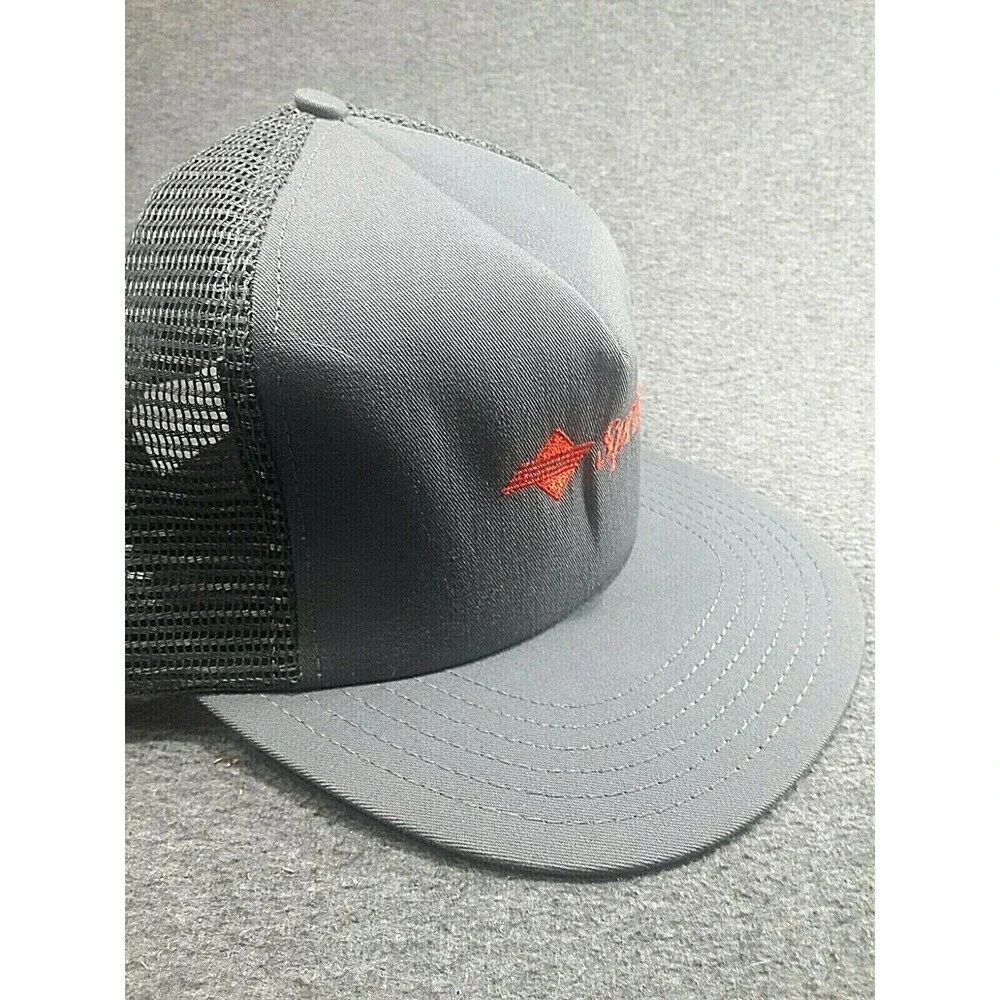 Vintage Sprint Trucker Hat Snapback Grey with Red Made in USA One Size Fits All